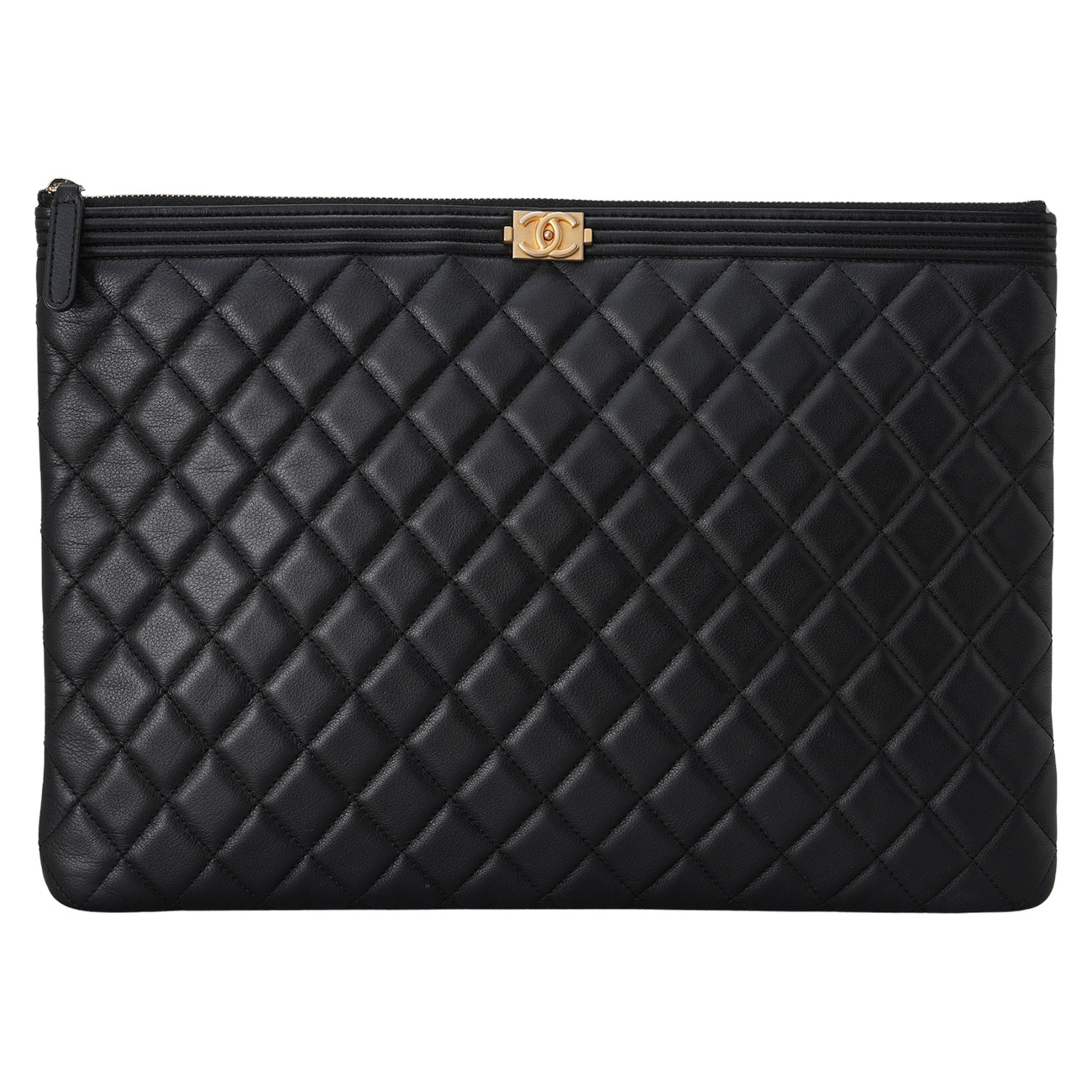 CHANEL(USED)샤넬  보이샤넬 클러치 라지
