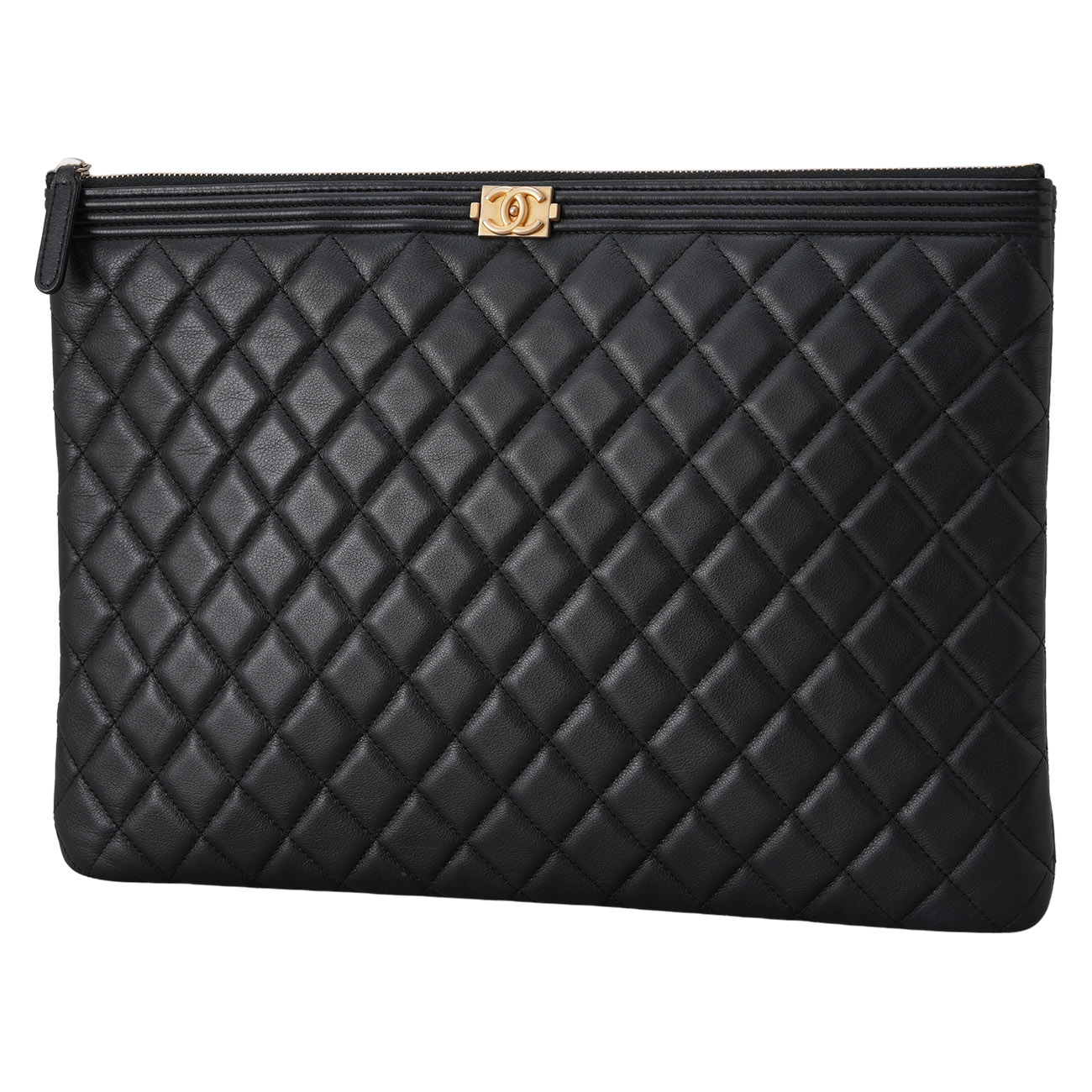 CHANEL(USED)샤넬  보이샤넬 클러치 라지