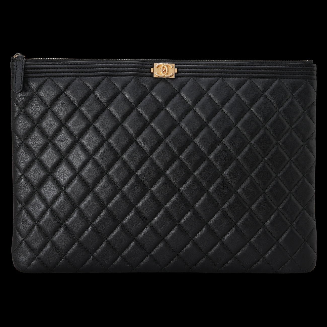 CHANEL(USED)샤넬  보이샤넬 클러치 라지