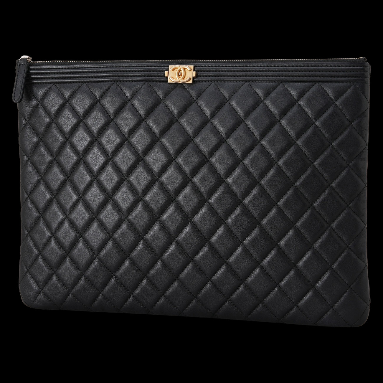 CHANEL(USED)샤넬  보이샤넬 클러치 라지