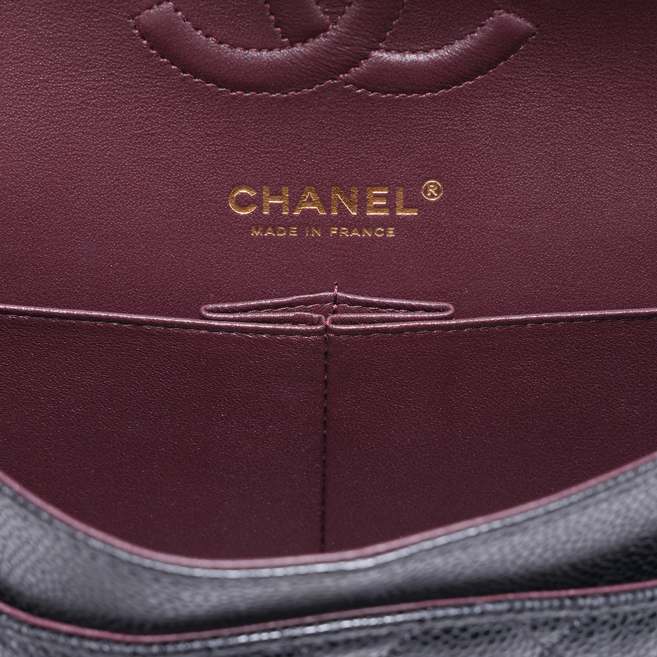 CHANEL(USED)샤넬 A01112 캐비어 클래식 미듐 플랩 백