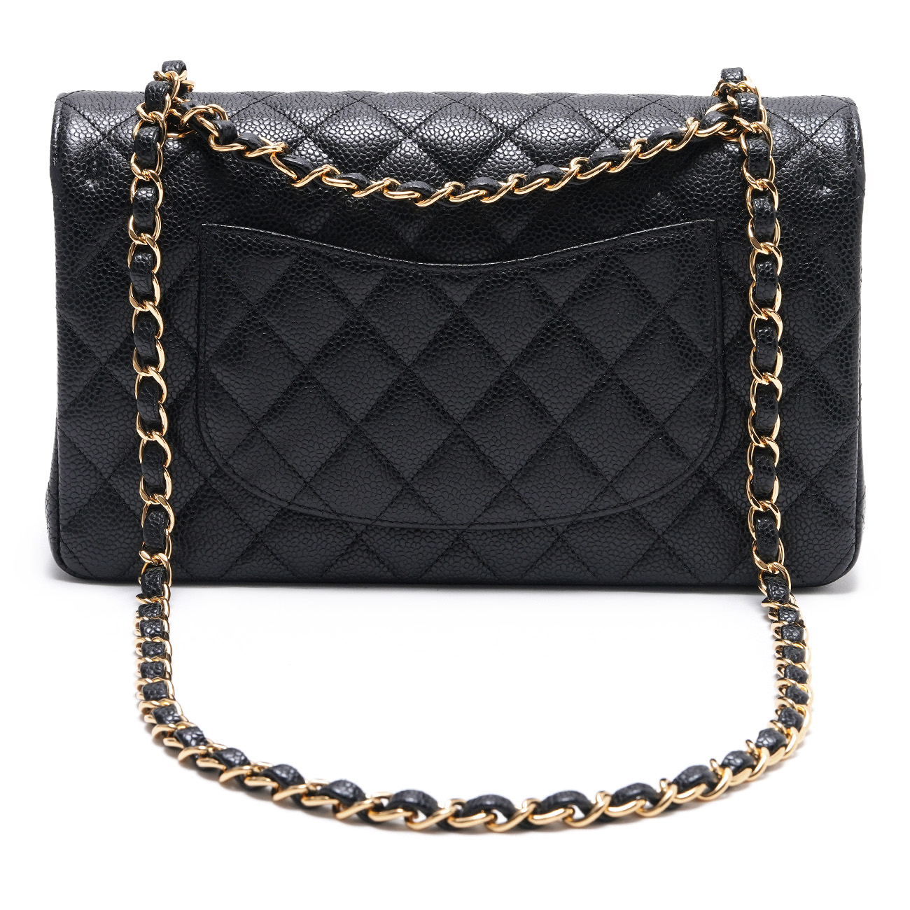 CHANEL(USED)샤넬 A01112 캐비어 클래식 미듐 플랩 백