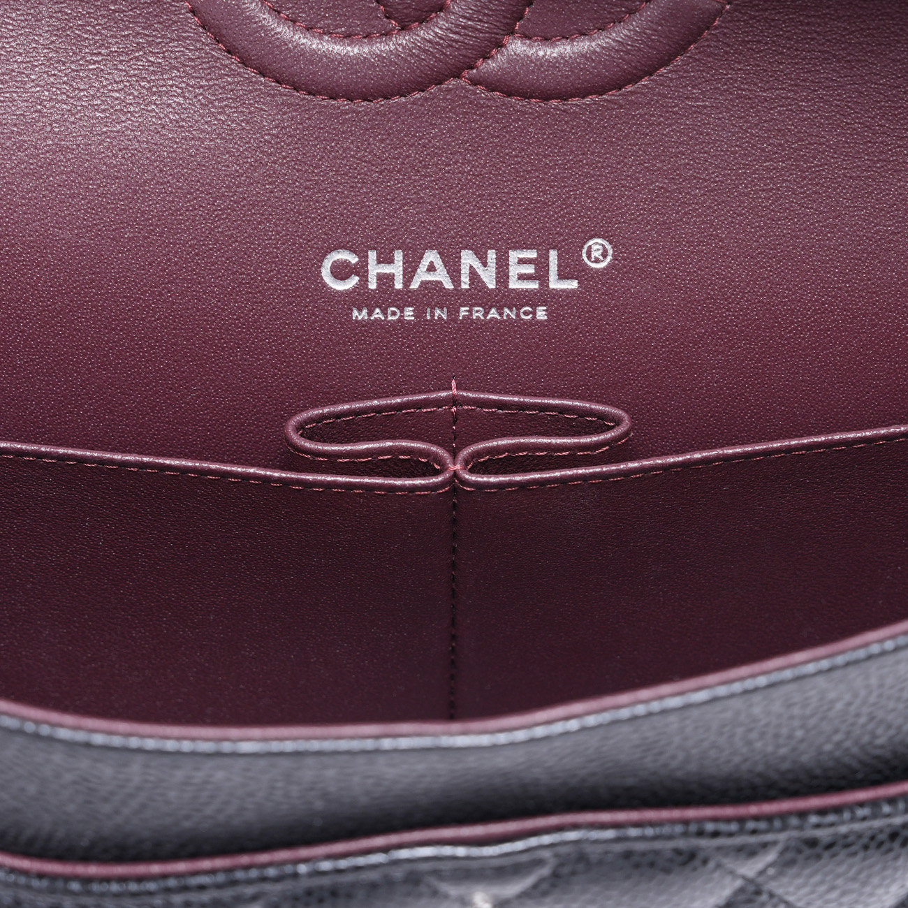 CHANEL(USED)샤넬 A01112 캐비어 클래식 미듐 플랩 백