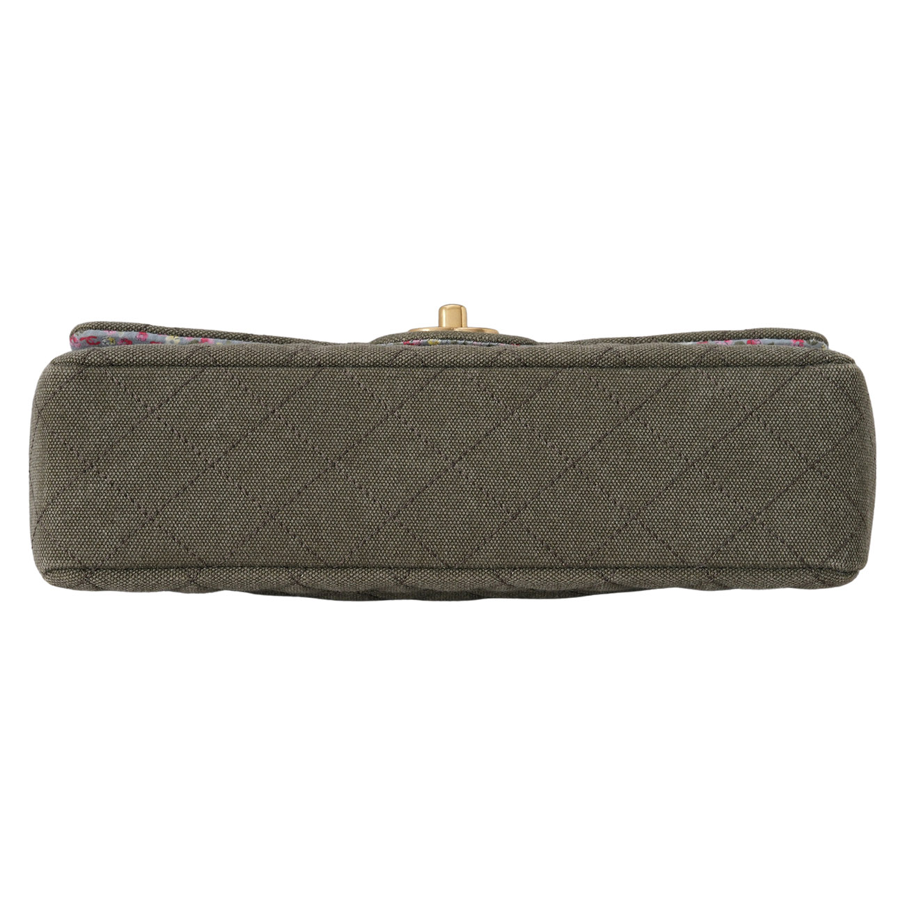 CHANEL(USED)샤넬 A01112 시즌 패브릭 클래식 미듐 플랩백