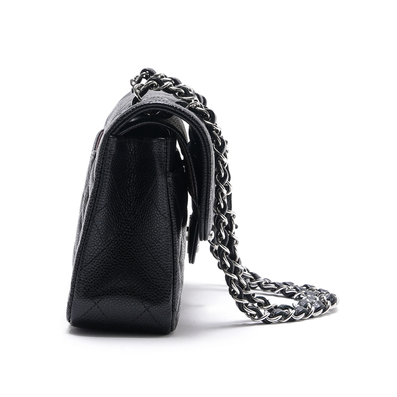 CHANEL(USED)샤넬 A01113 캐비어 클래식 스몰 플랩 백