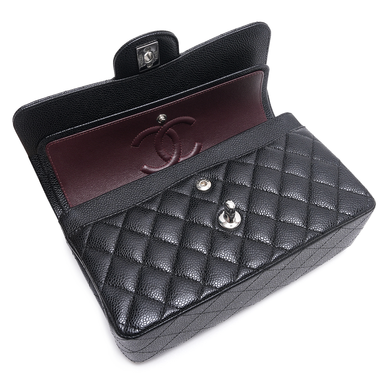 CHANEL(USED)샤넬 A01113 캐비어 클래식 스몰 플랩 백