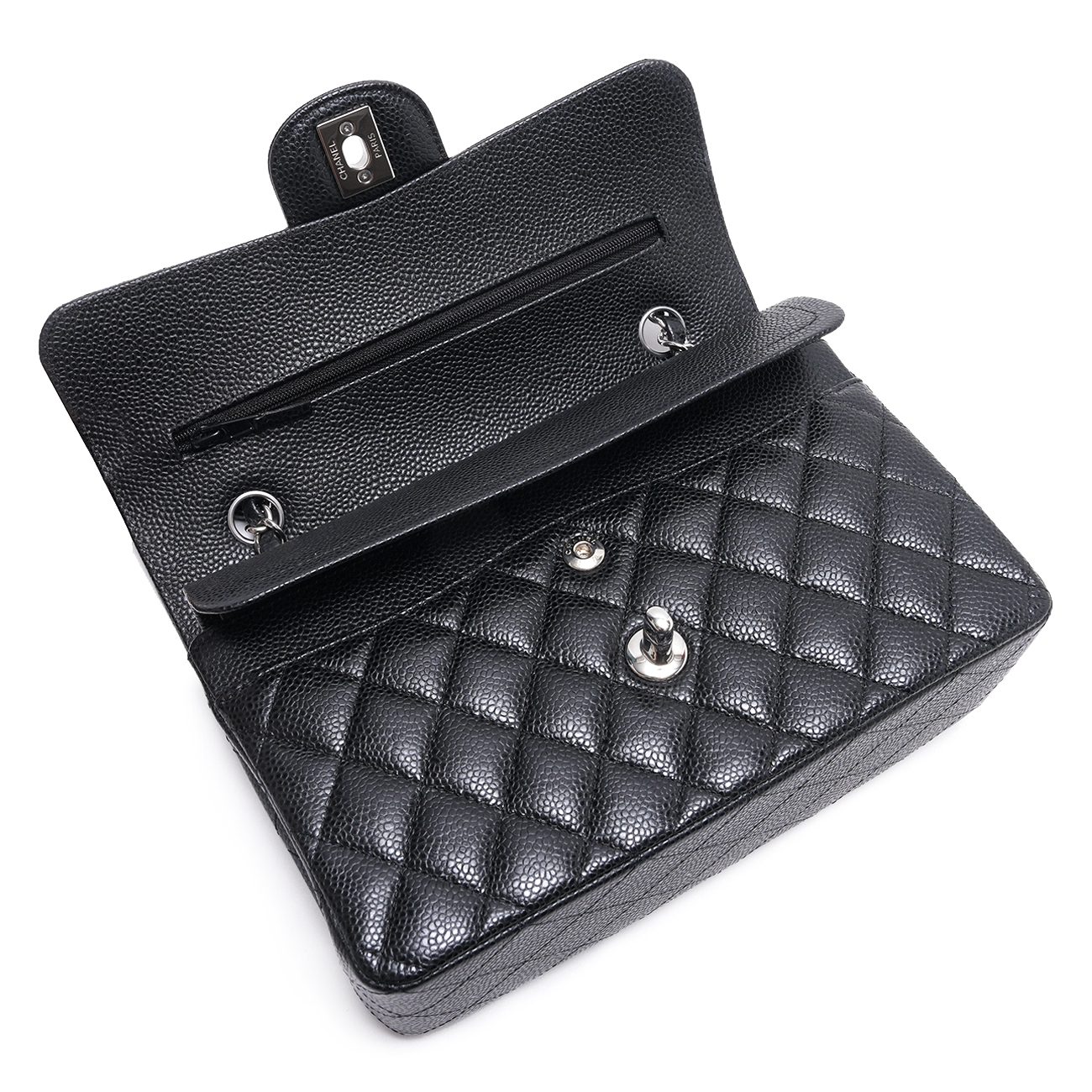 CHANEL(USED)샤넬 A01113 캐비어 클래식 스몰 플랩 백