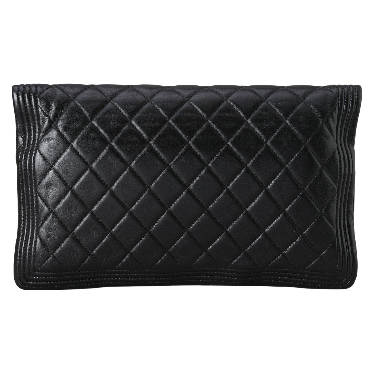 CHANEL(USED)샤넬 시즌 램스킨 보이샤넬 파우치