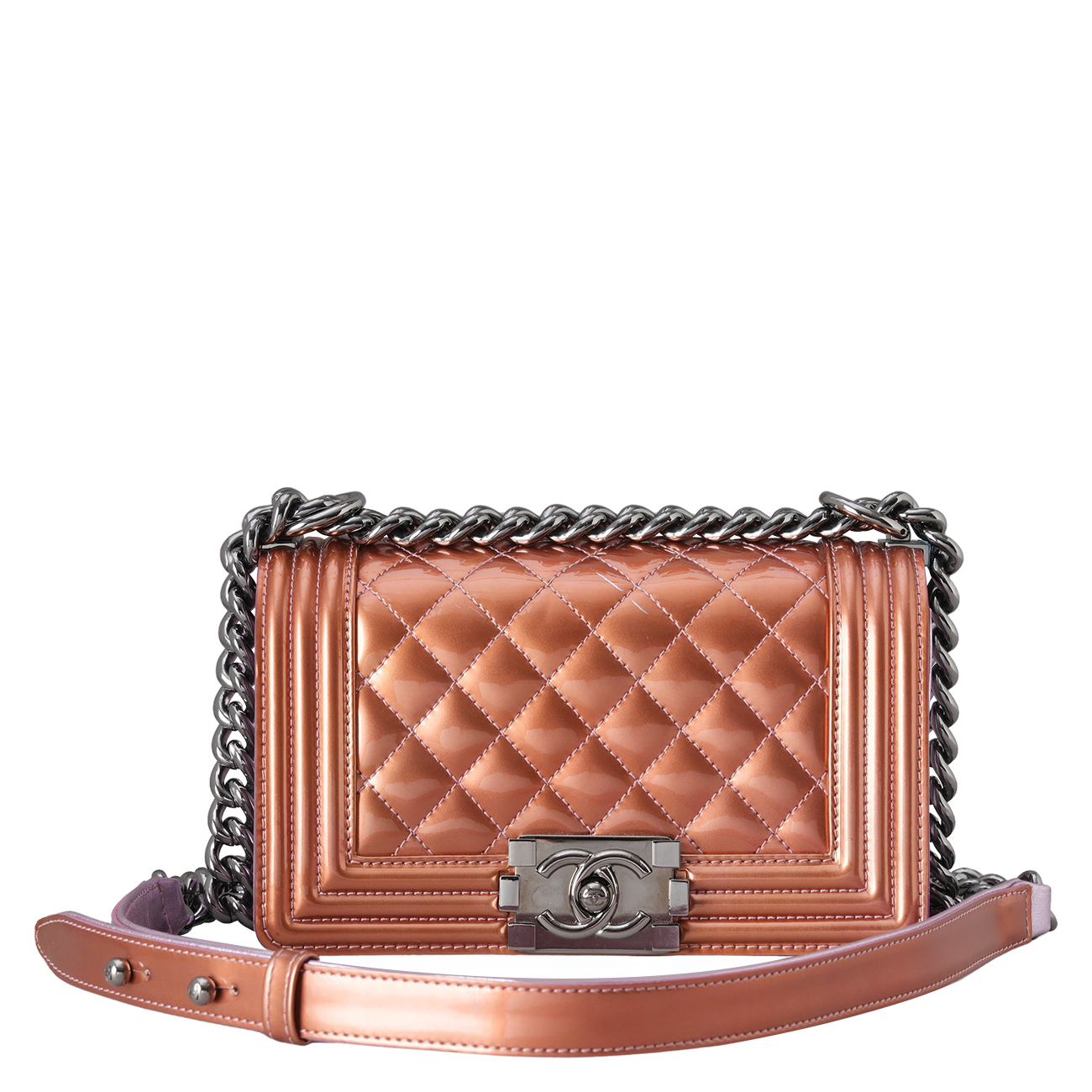CHANEL(USED)샤넬 페이던트 시즌 보이백 스몰