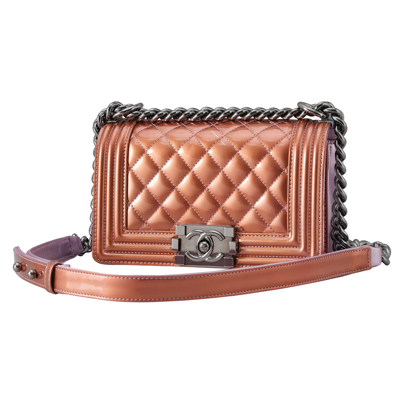 CHANEL(USED)샤넬 페이던트 시즌 보이백 스몰