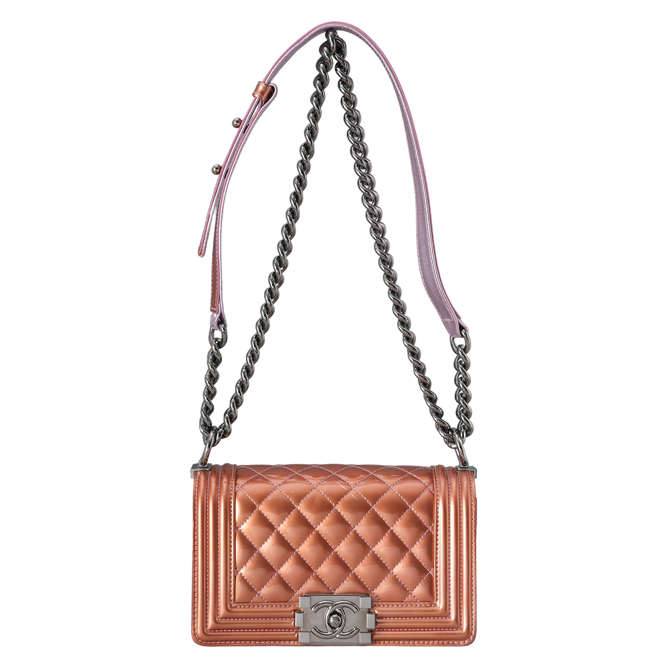 CHANEL(USED)샤넬 페이던트 시즌 보이백 스몰