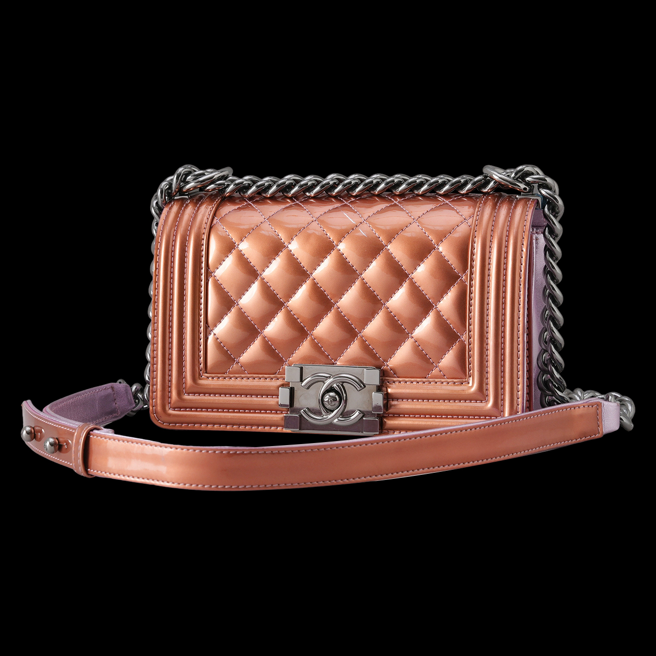 CHANEL(USED)샤넬 페이던트 시즌 보이백 스몰