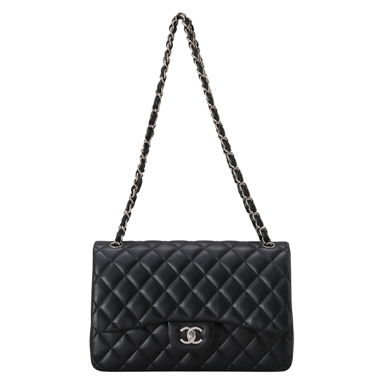 CHANEL(USED)샤넬 램스킨 클래식 라지 플랩백