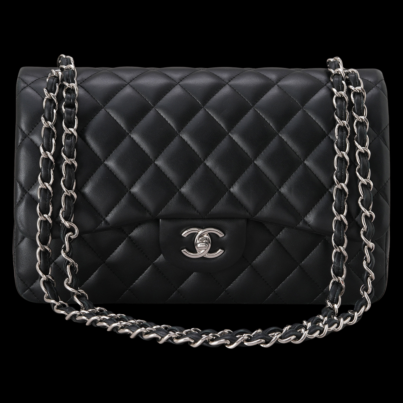 CHANEL(USED)샤넬 램스킨 클래식 라지 플랩백