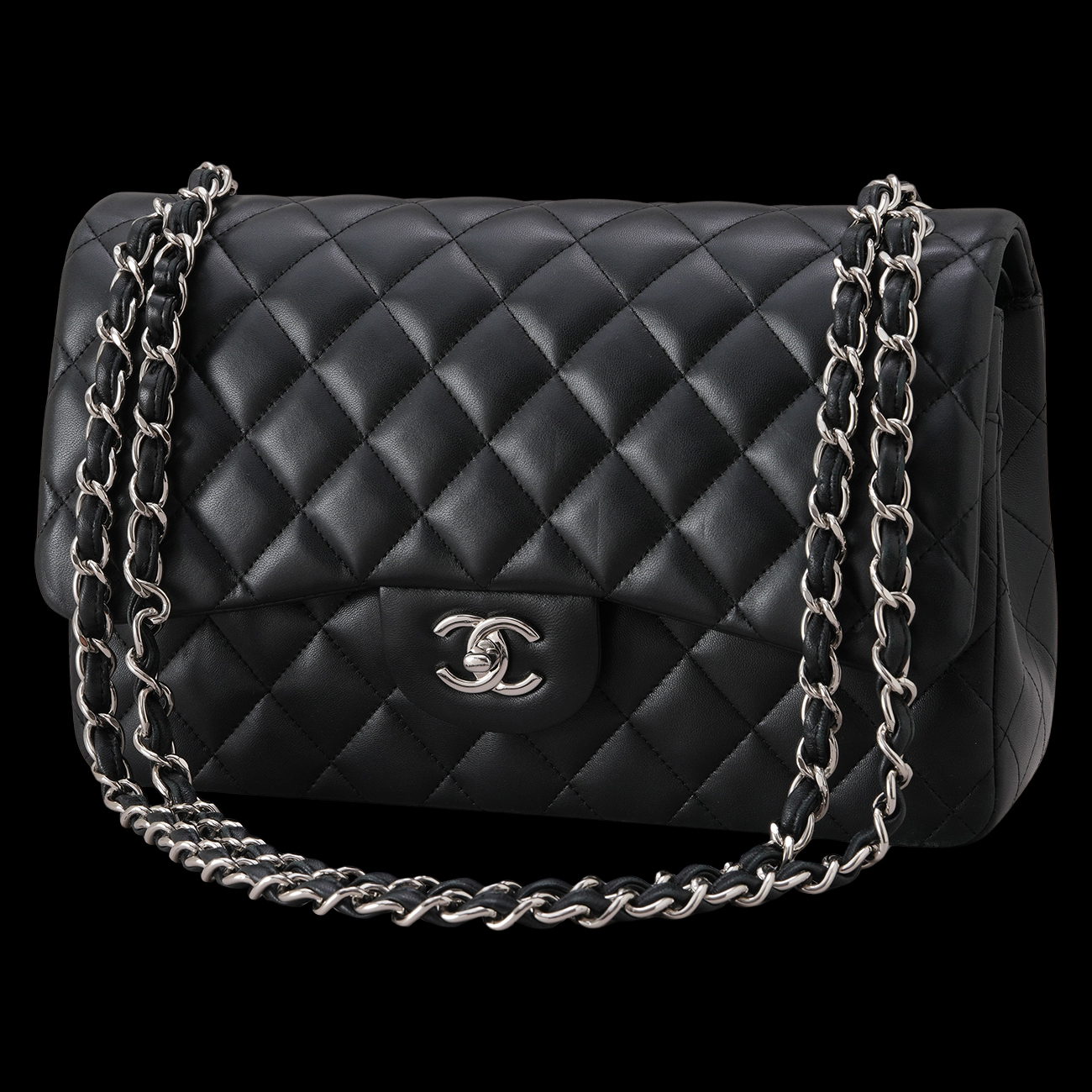 CHANEL(USED)샤넬 램스킨 클래식 라지 플랩백