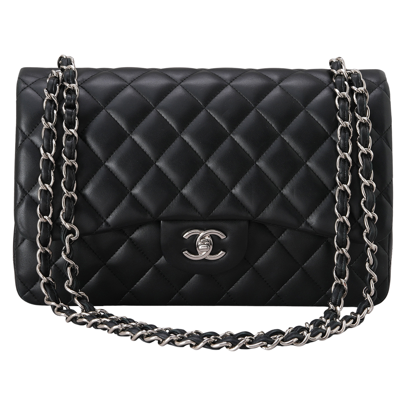 CHANEL(USED)샤넬 램스킨 클래식 라지 플랩백