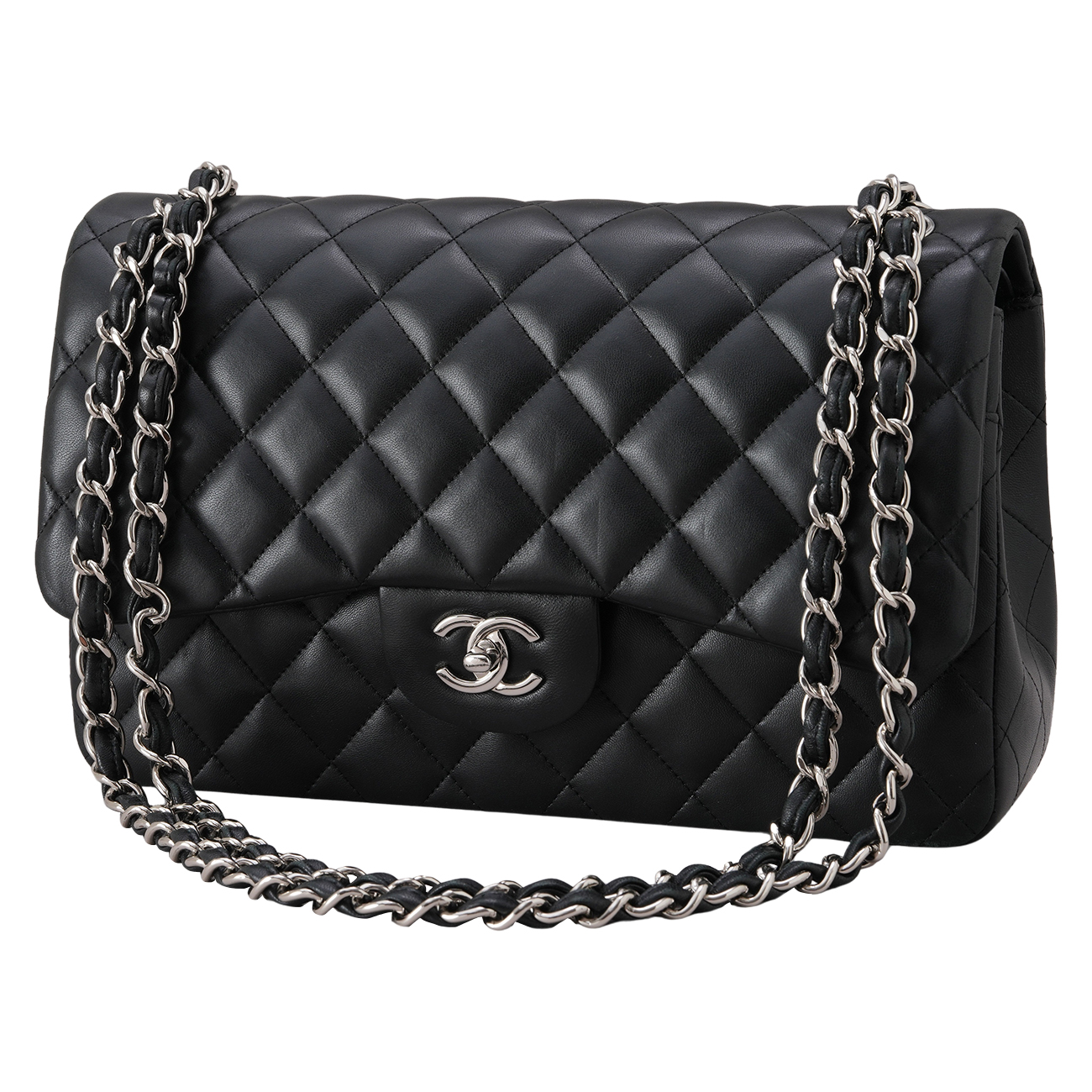 CHANEL(USED)샤넬 램스킨 클래식 라지 플랩백