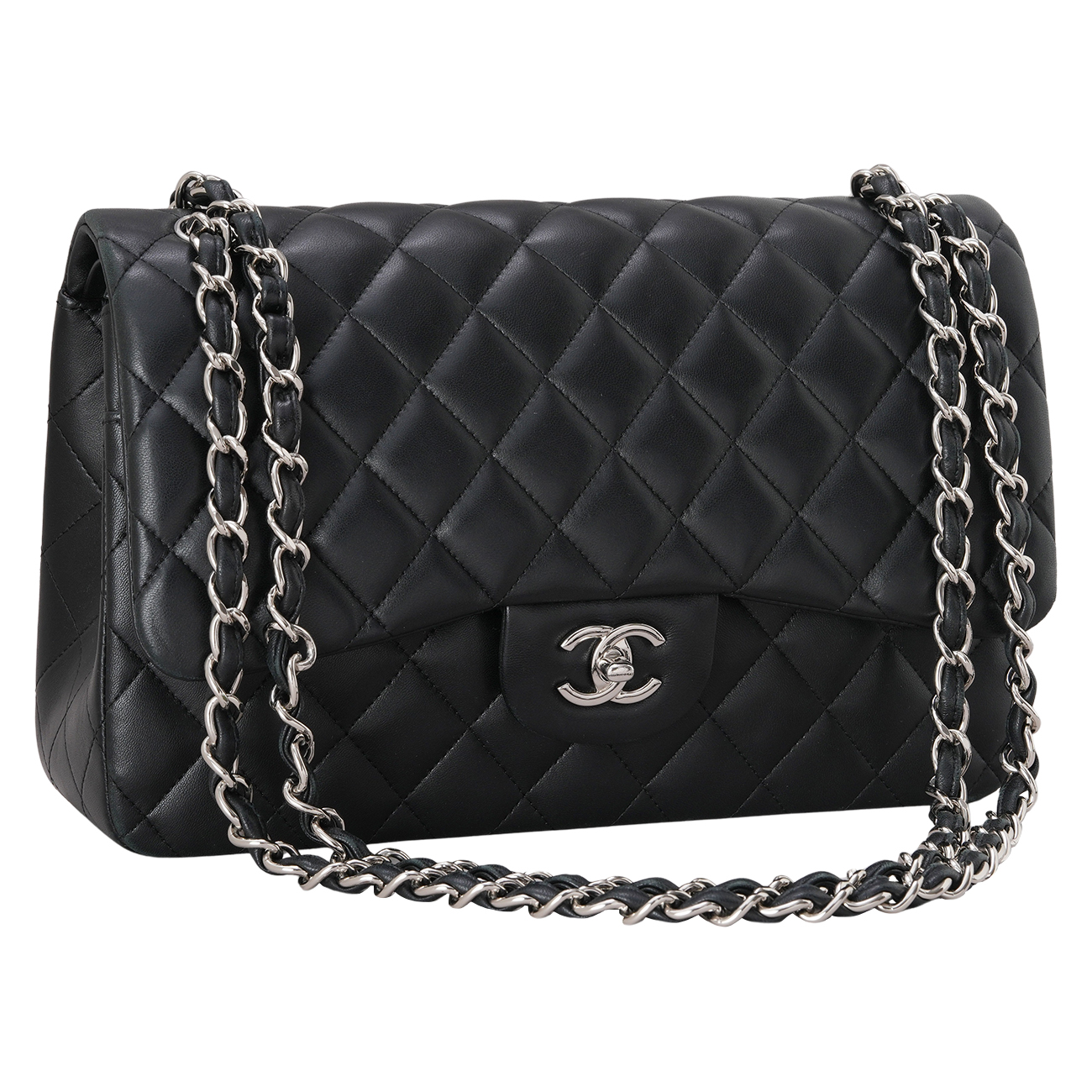 CHANEL(USED)샤넬 램스킨 클래식 라지 플랩백