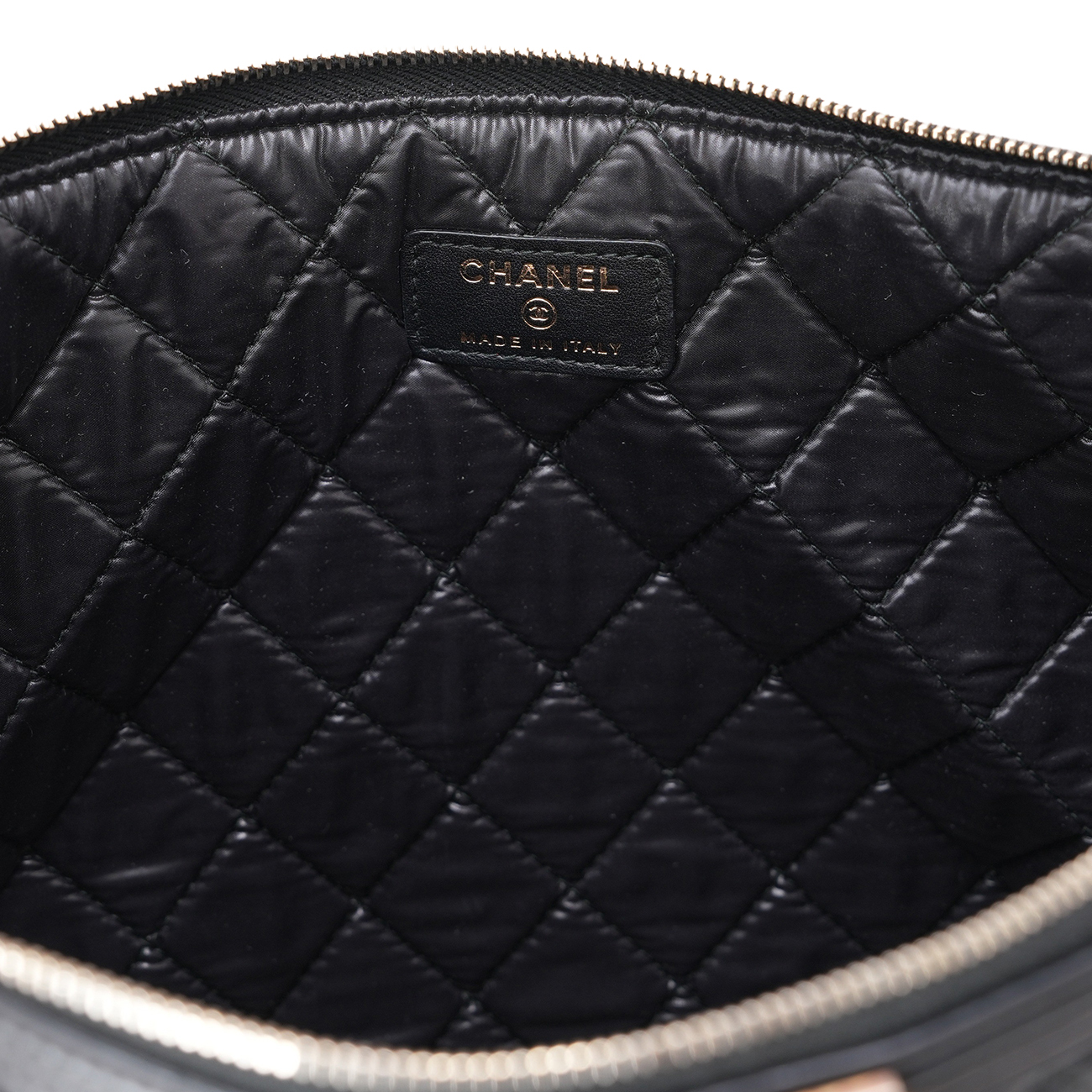 CHANEL(USED)샤넬 램스킨 보이샤넬 클러치 라지