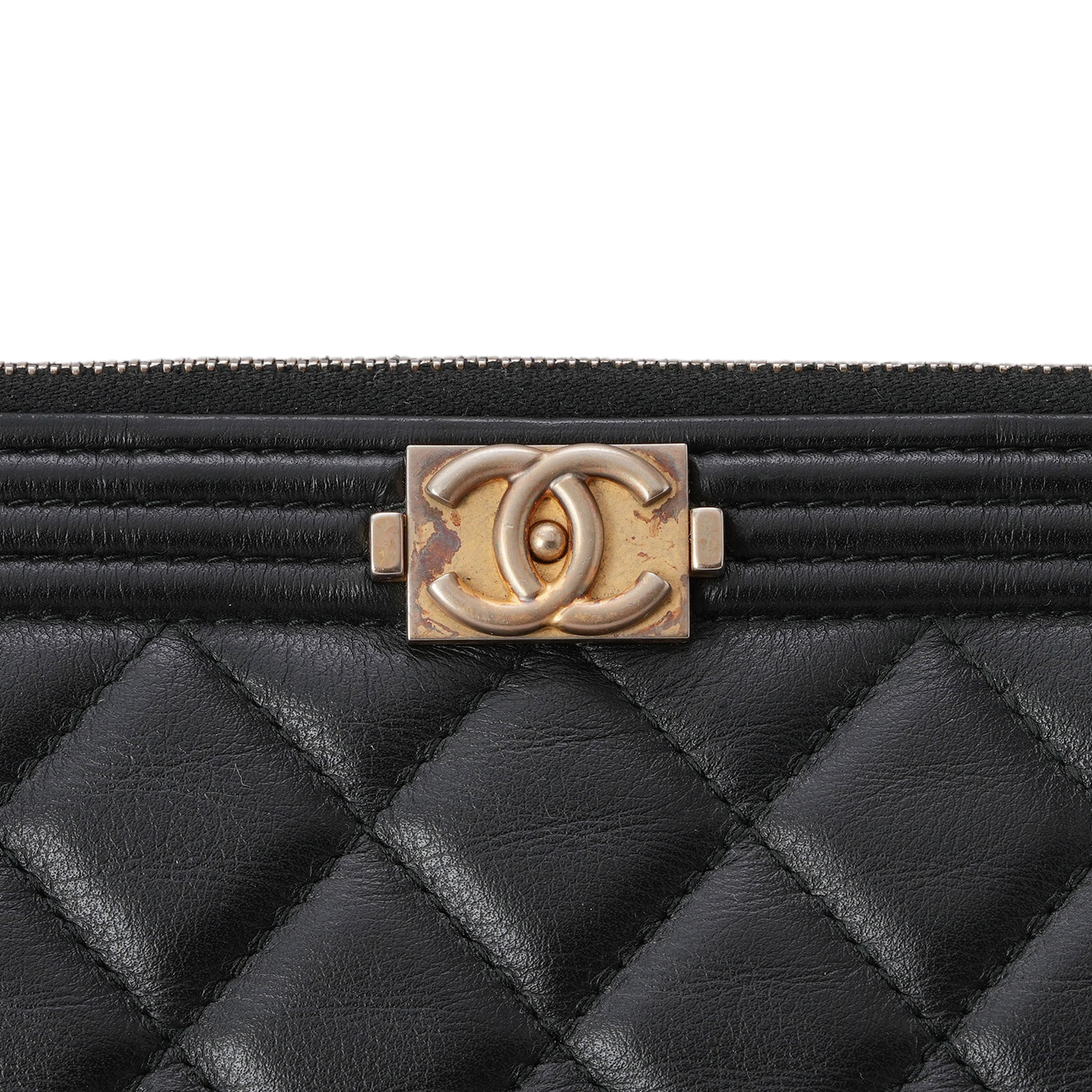 CHANEL(USED)샤넬 램스킨 보이샤넬 클러치 라지