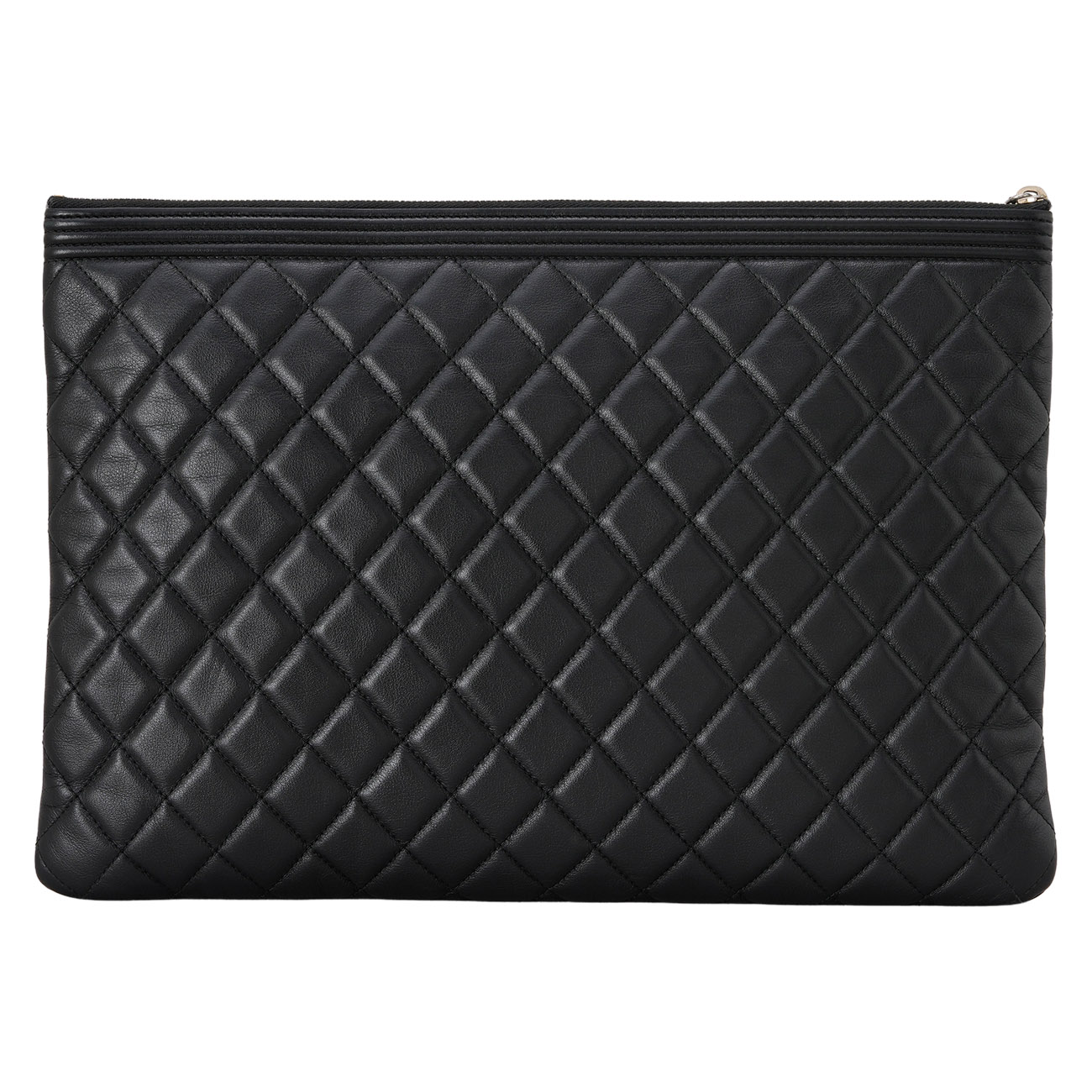 CHANEL(USED)샤넬 램스킨 보이샤넬 클러치 라지