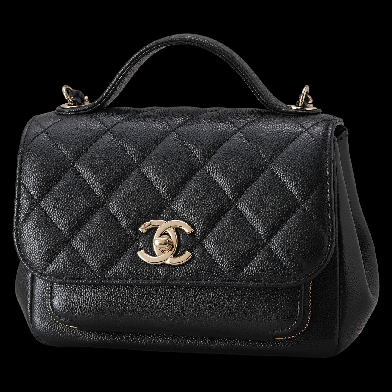 CHANEL(USED)샤넬 A93749 캐비어 비지니스 어피니티 스몰