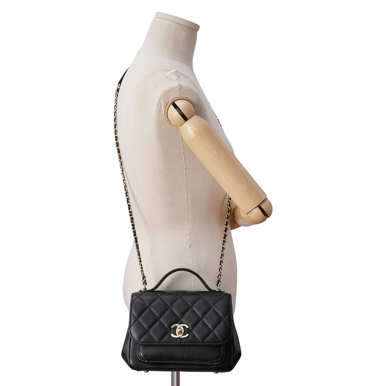 CHANEL(USED)샤넬 A93749 캐비어 비지니스 어피니티 스몰