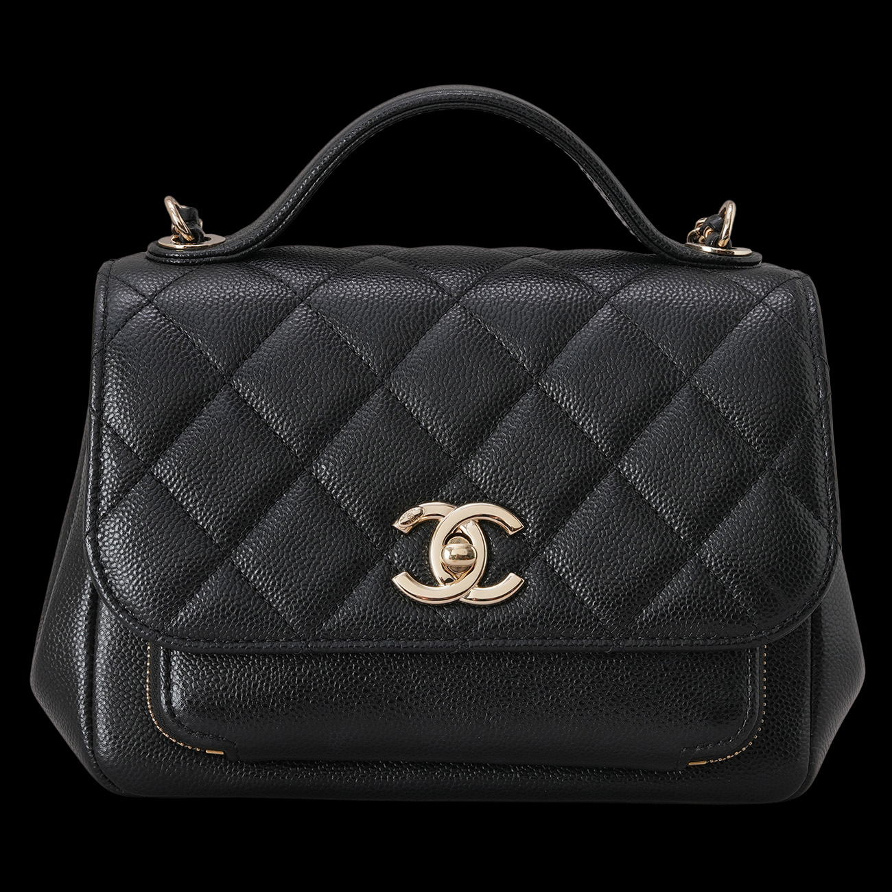 CHANEL(USED)샤넬 A93749 캐비어 비지니스 어피니티 스몰