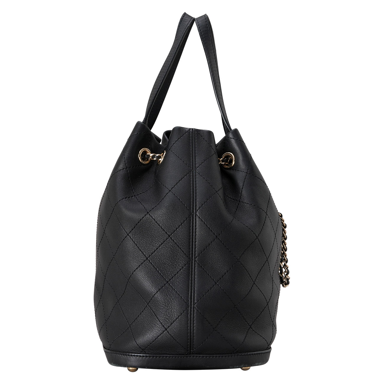 CHANEL(USED)샤넬 드로스트링 버킷백