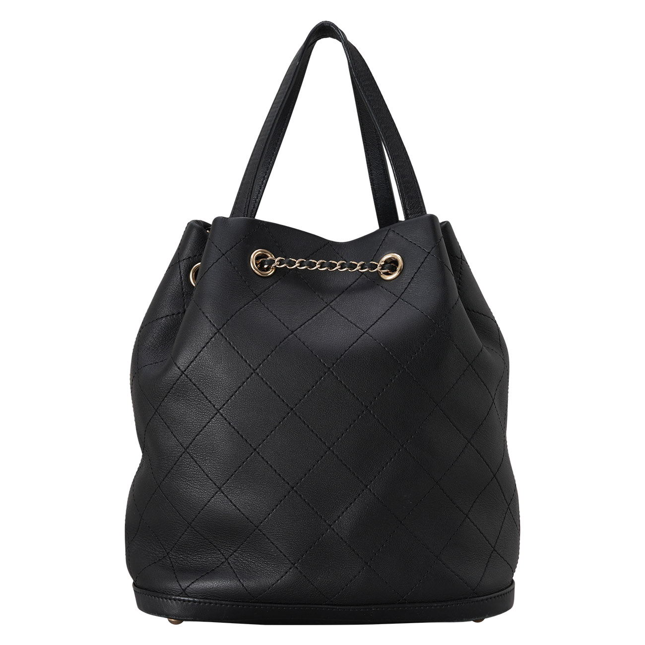 CHANEL(USED)샤넬 드로스트링 버킷백