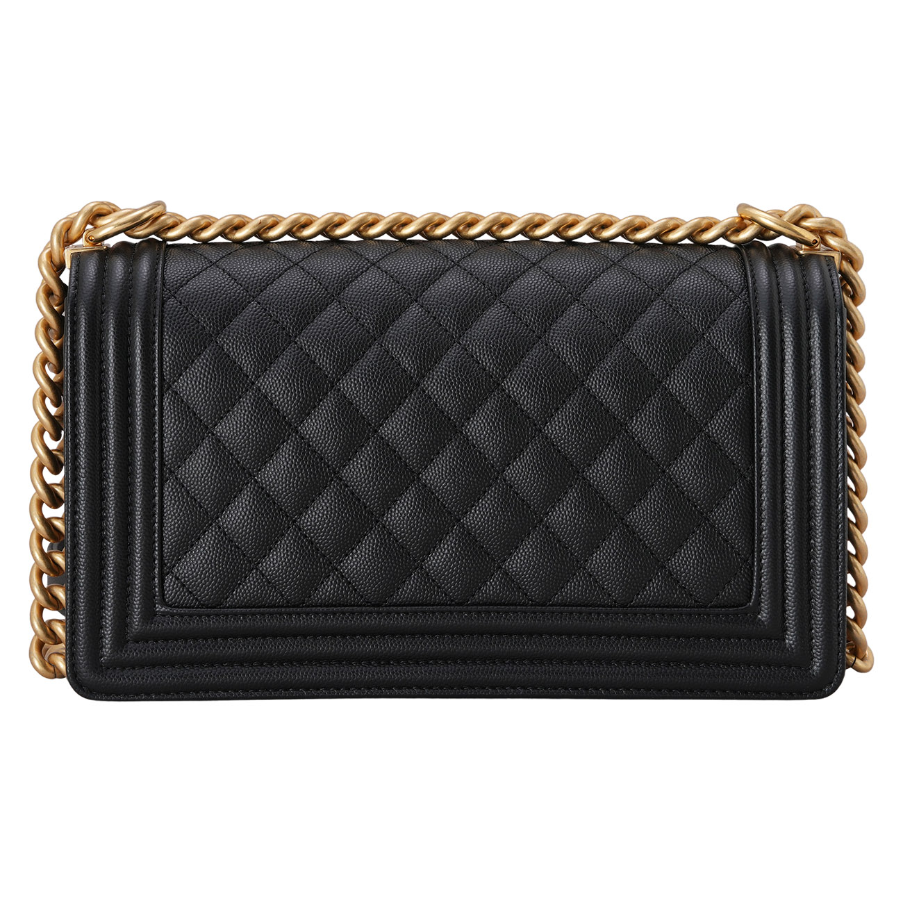 CHANEL(USED)샤넬 캐비어 보이샤넬 미듐 플랩백