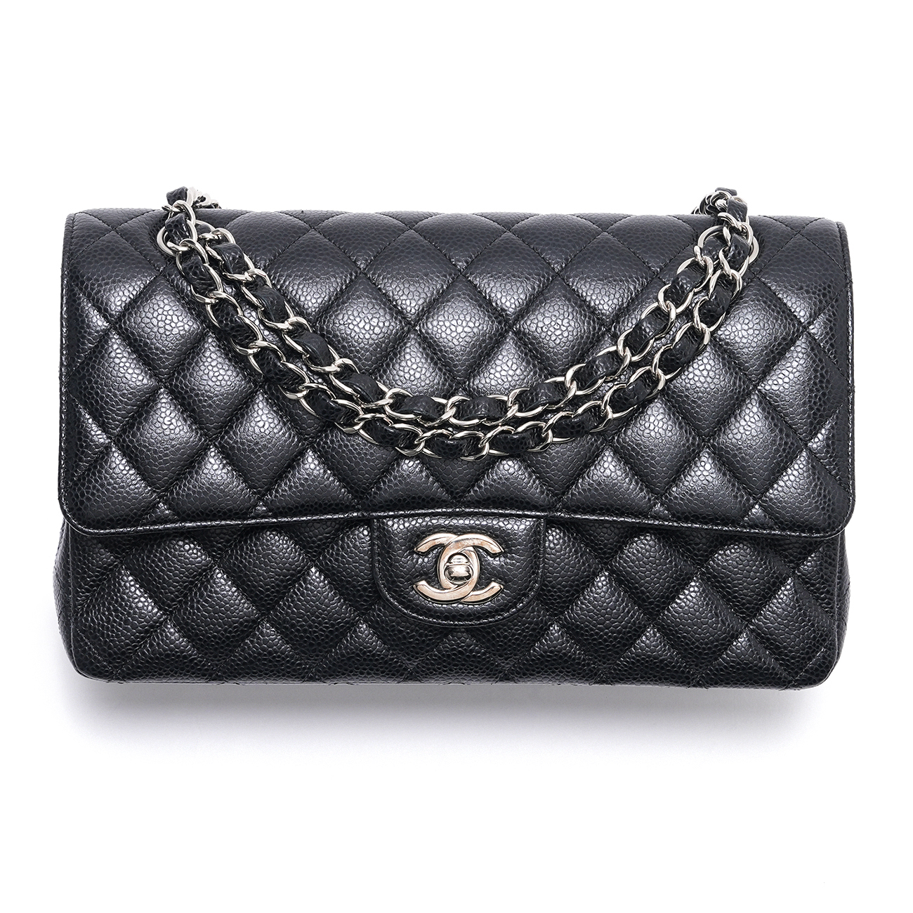 CHANEL(USED)샤넬 캐비어 클래식 미듐 플랩백