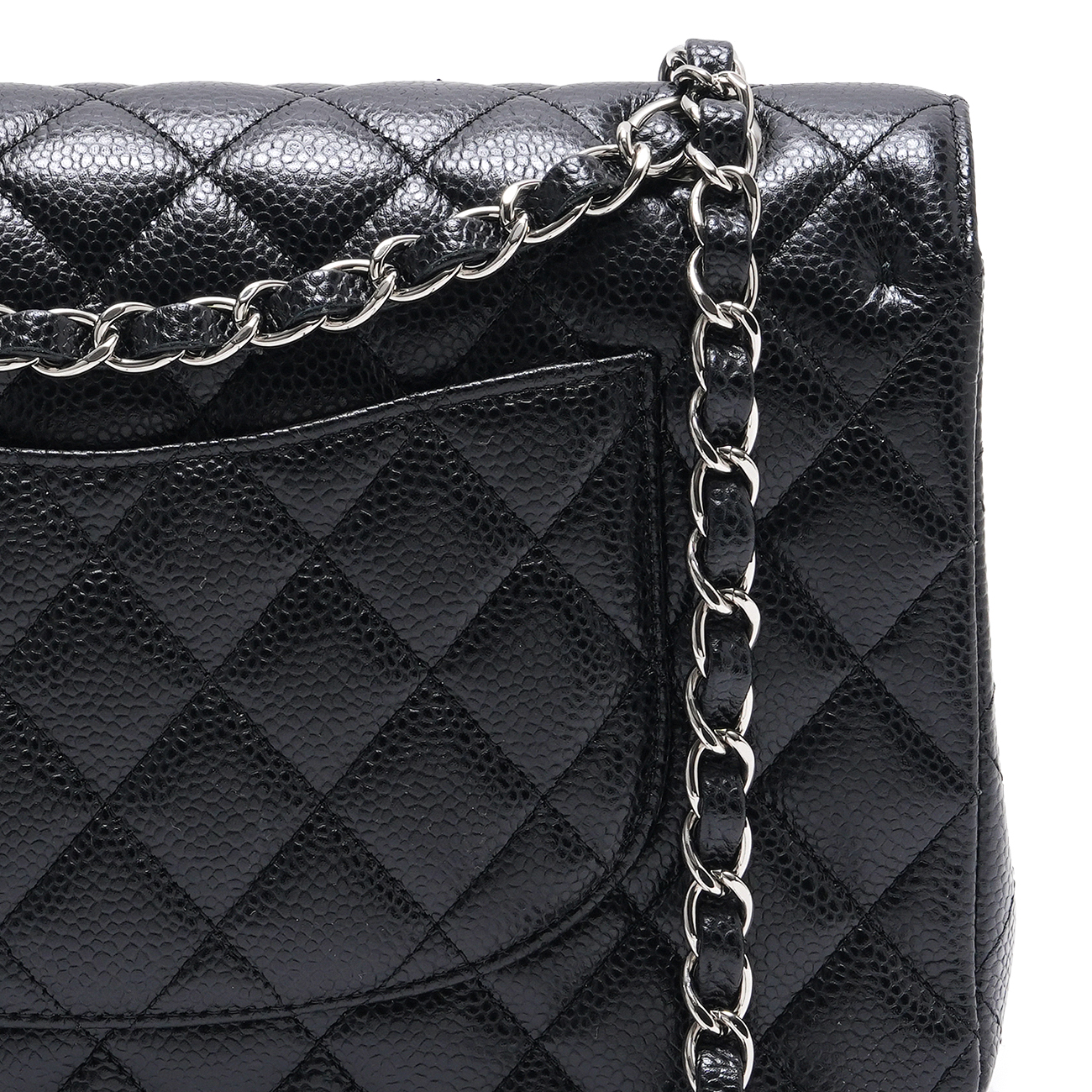 CHANEL(USED)샤넬 캐비어 클래식 미듐 플랩백
