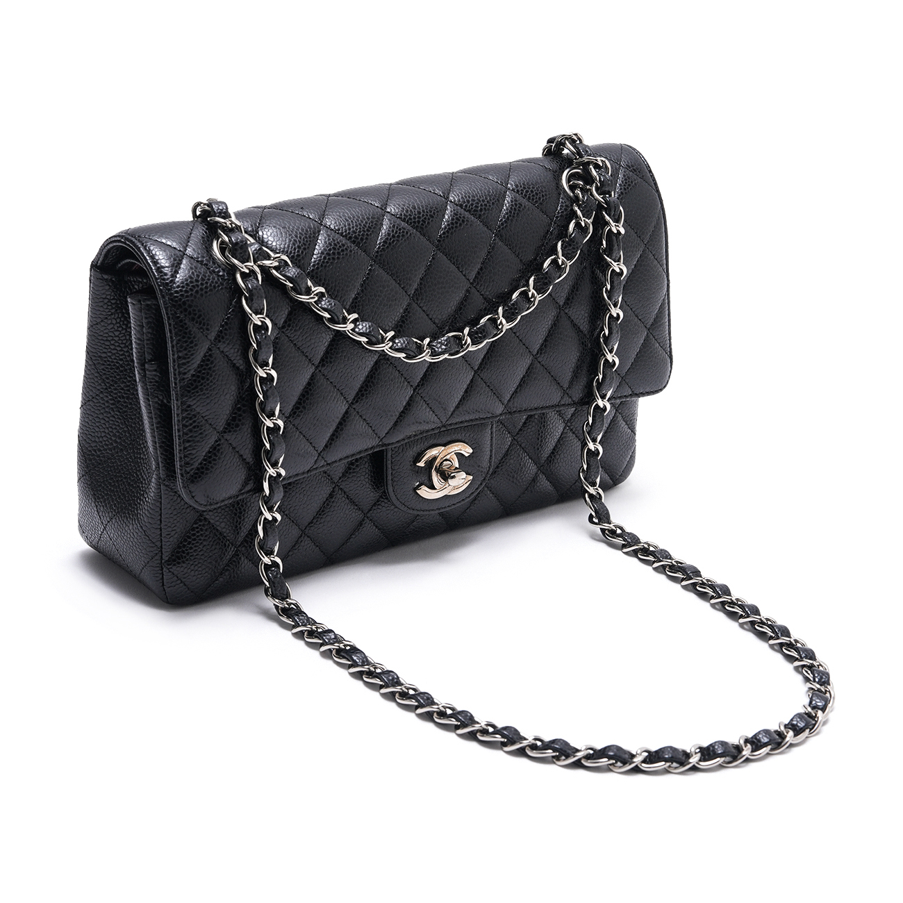 CHANEL(USED)샤넬 캐비어 클래식 미듐 플랩백