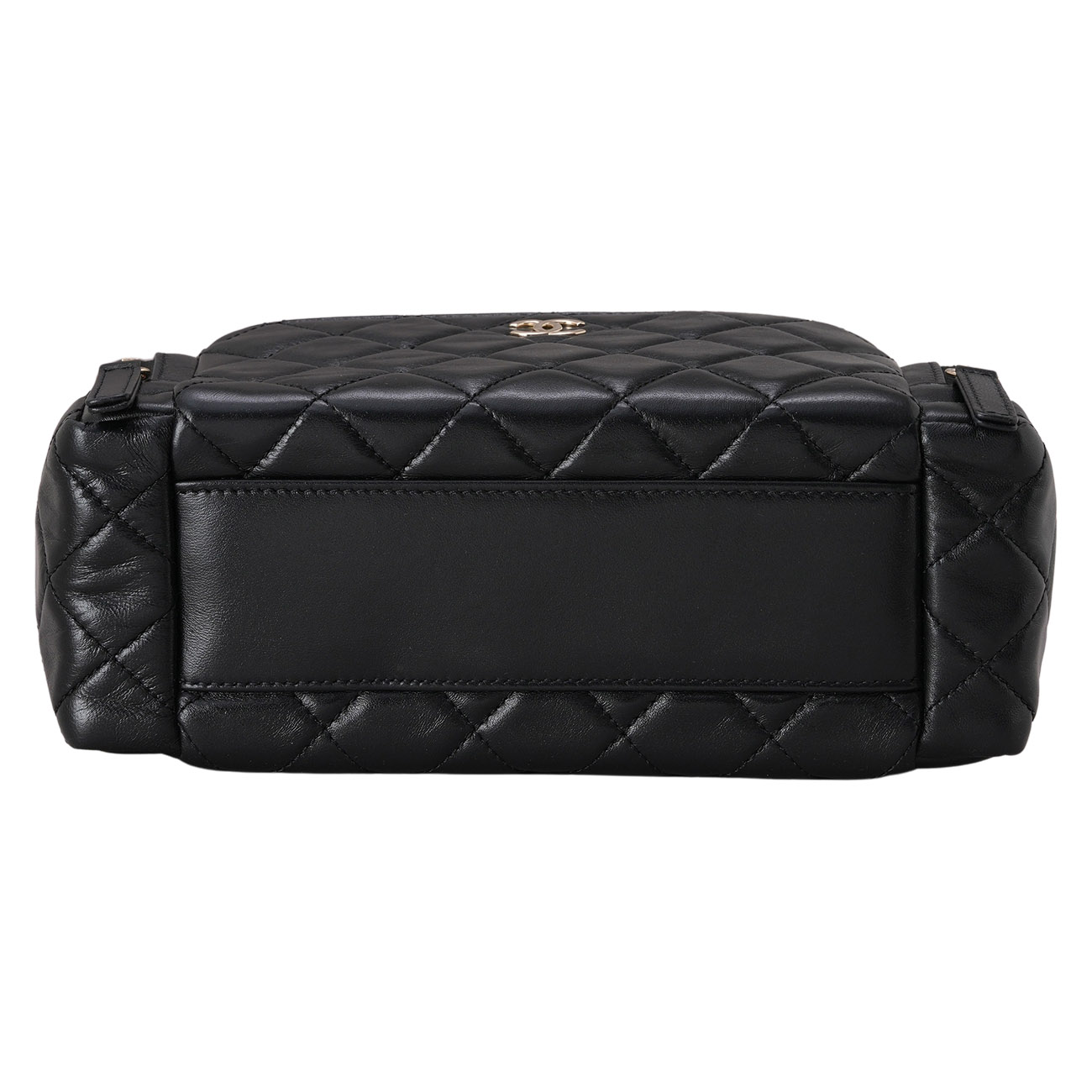 CHANEL(USED)샤넬 코스메틱 케이스 탑핸들 숄더백 블랙