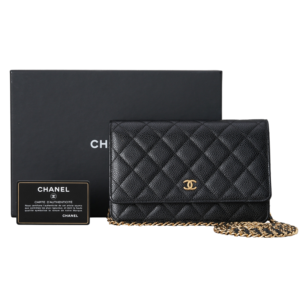 CHANEL(USED)샤넬 AP0250 캐비어 클래식 WOC