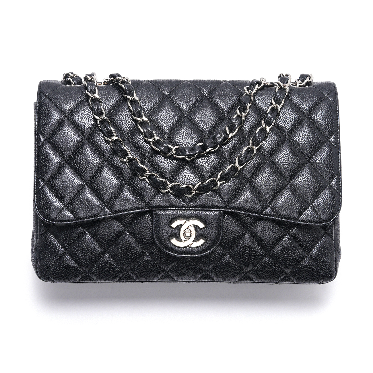 CHANEL(USED)샤넬 캐비어 클래식 점보 플랩백