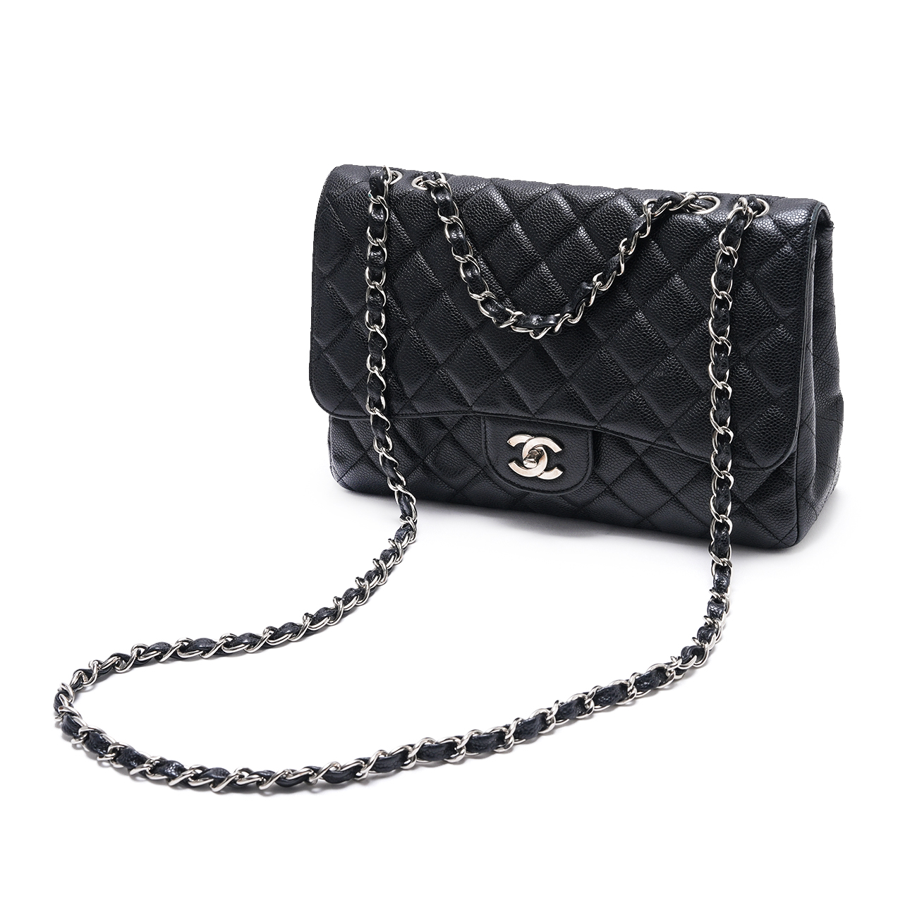 CHANEL(USED)샤넬 캐비어 클래식 점보 플랩백