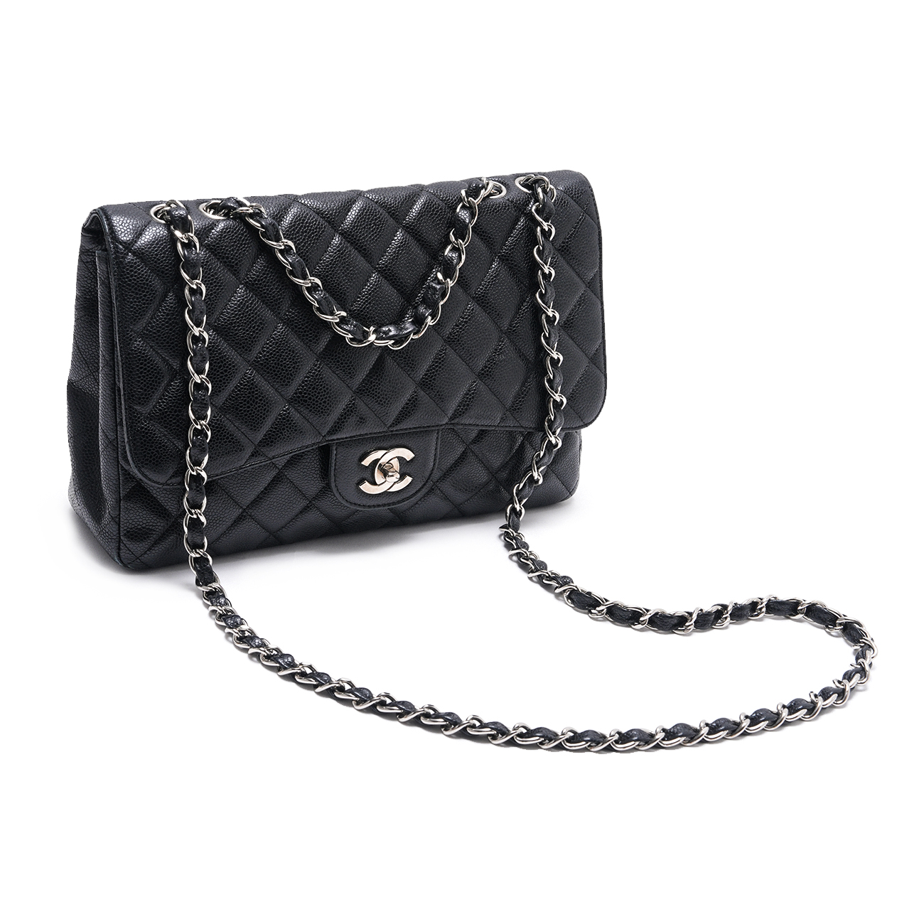 CHANEL(USED)샤넬 캐비어 클래식 점보 플랩백