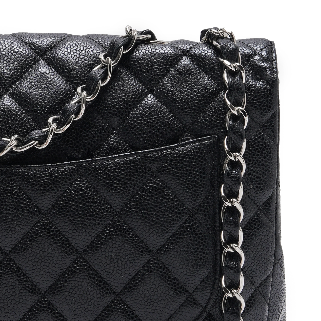CHANEL(USED)샤넬 캐비어 클래식 점보 플랩백
