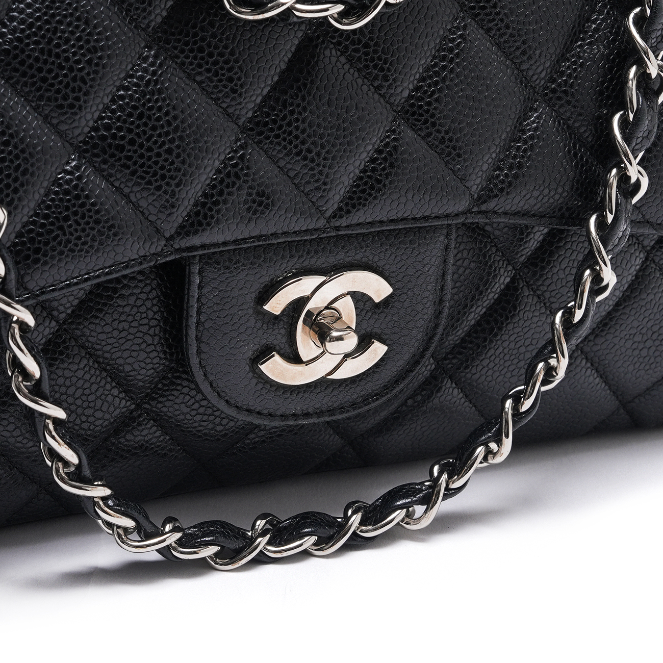 CHANEL(USED)샤넬 캐비어 클래식 점보 플랩백