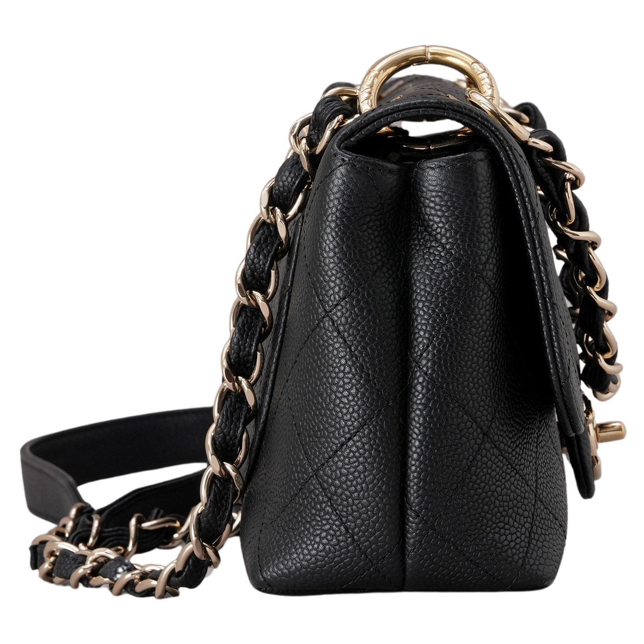 CHANEL(USED)샤넬 AS1459 CC로고 캐비어 플랩백