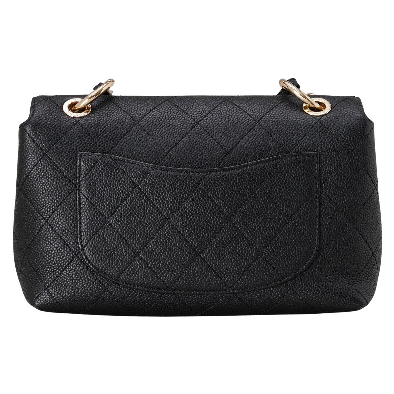 CHANEL(USED)샤넬 AS1459 CC로고 캐비어 플랩백