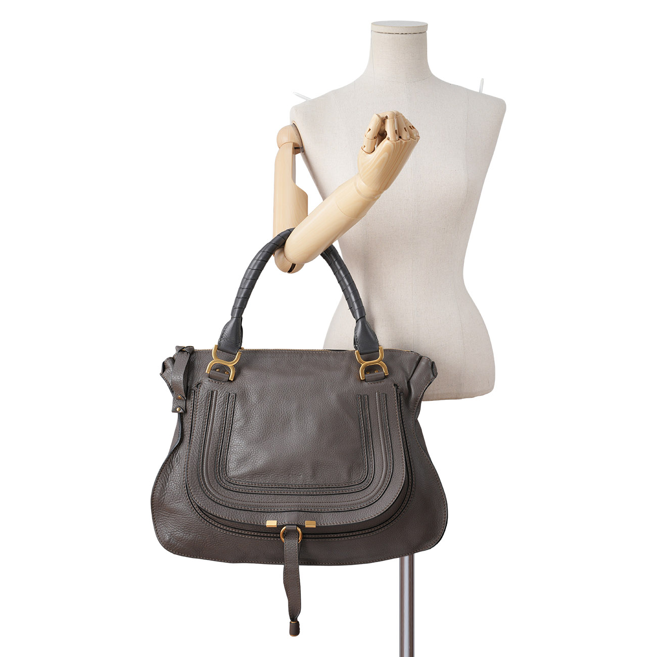 CHLOE(USED)끌로에 마르씨 토트백 라지