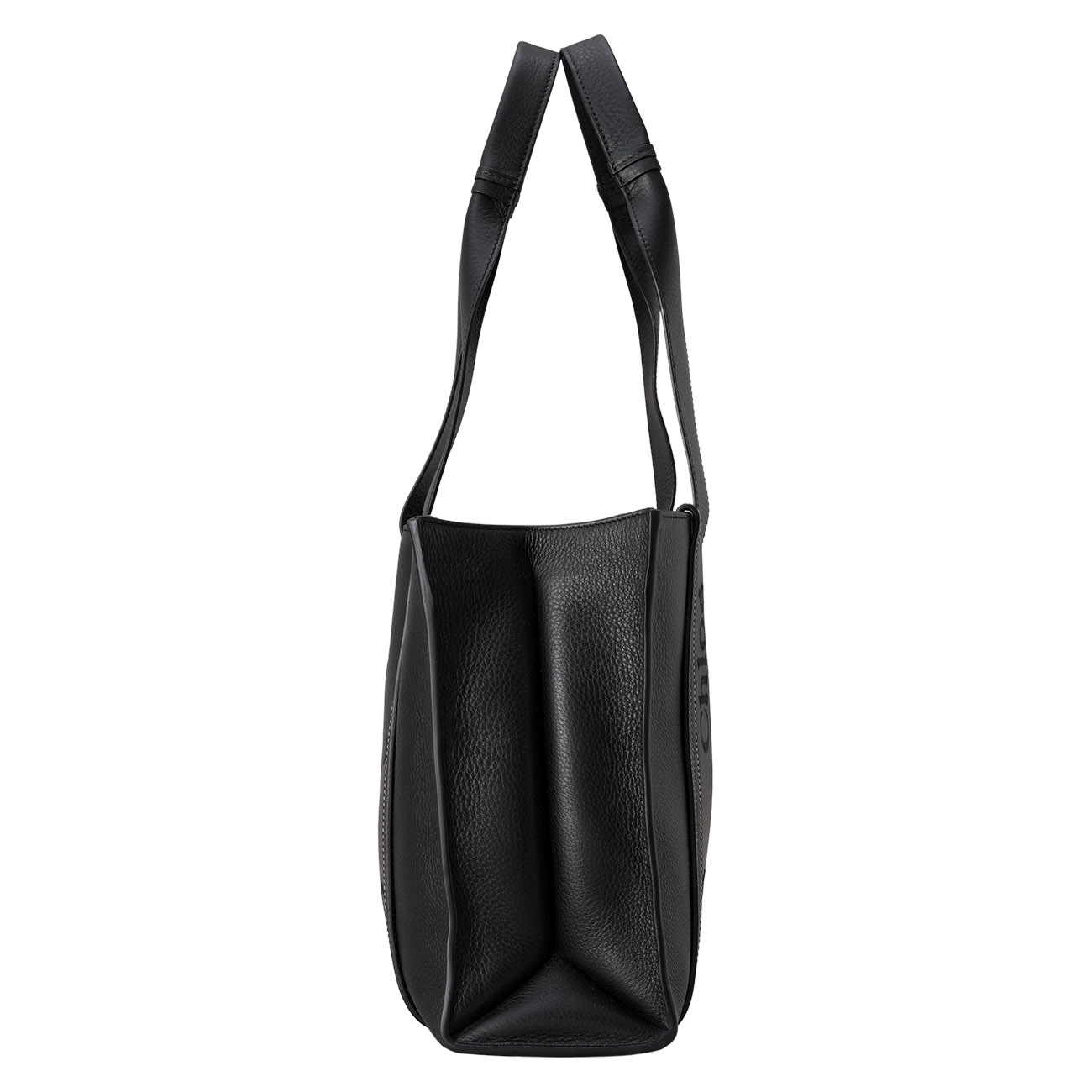 CHLOE(USED)끌로에 레더 우디백 미듐