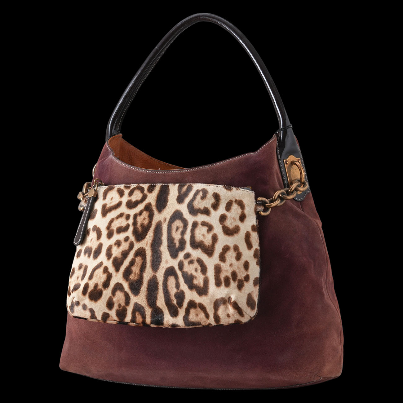 Dolce&Gabbana(USED)돌체앤가바나 스웨이드 호보백