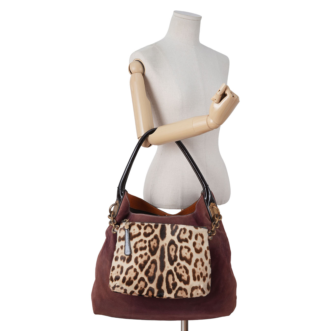 Dolce&Gabbana(USED)돌체앤가바나 스웨이드 호보백