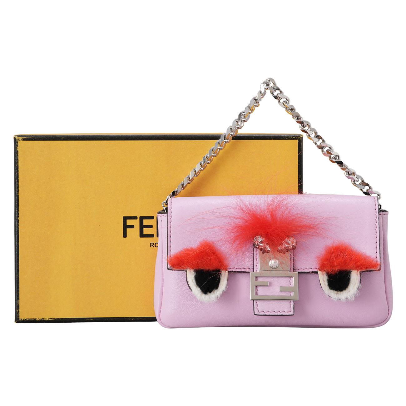 FENDI(USED)펜디 8M0354 마이크로 바게트백 미니 크로스백