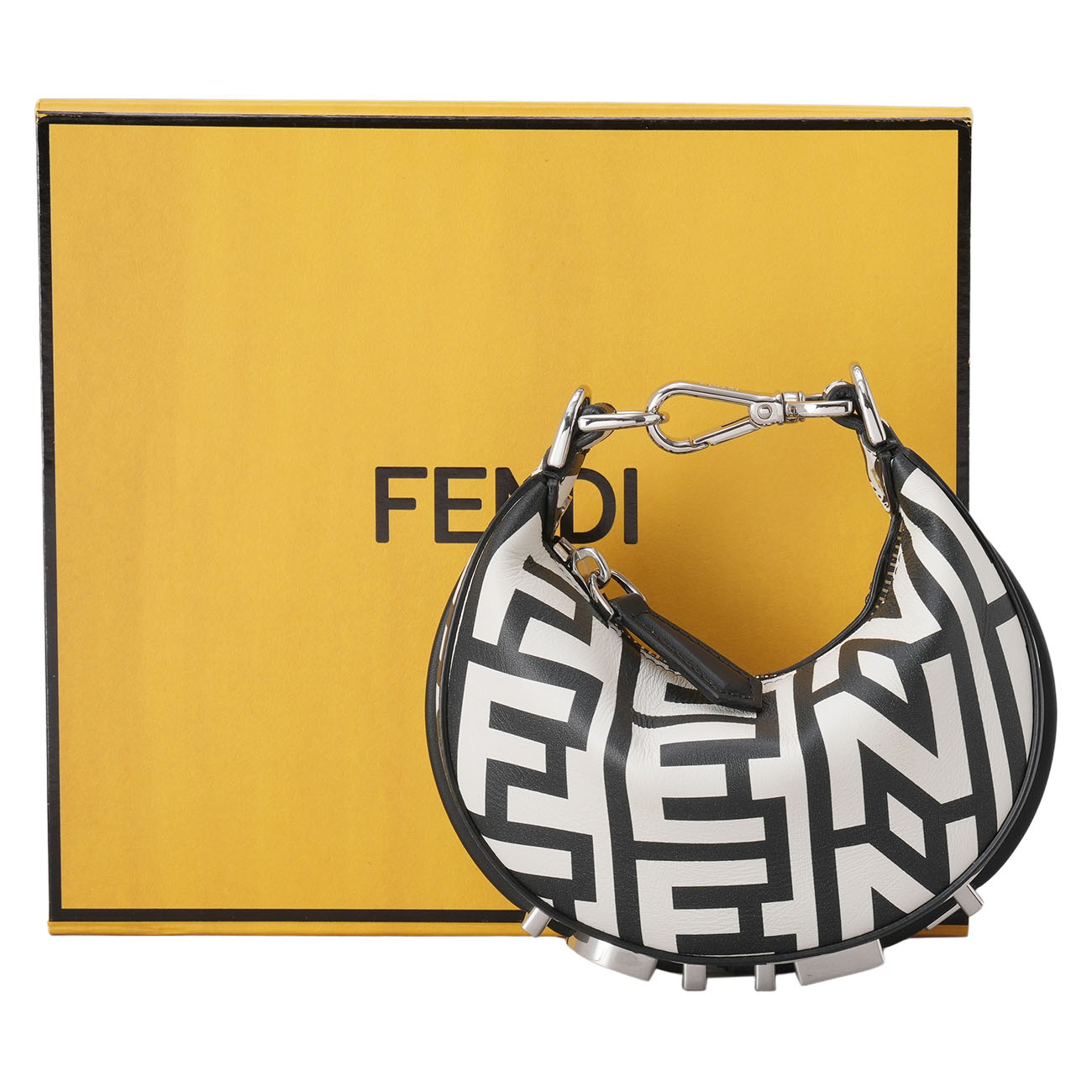 FENDI(USED)펜디 7AS089 나노 펜디그라피