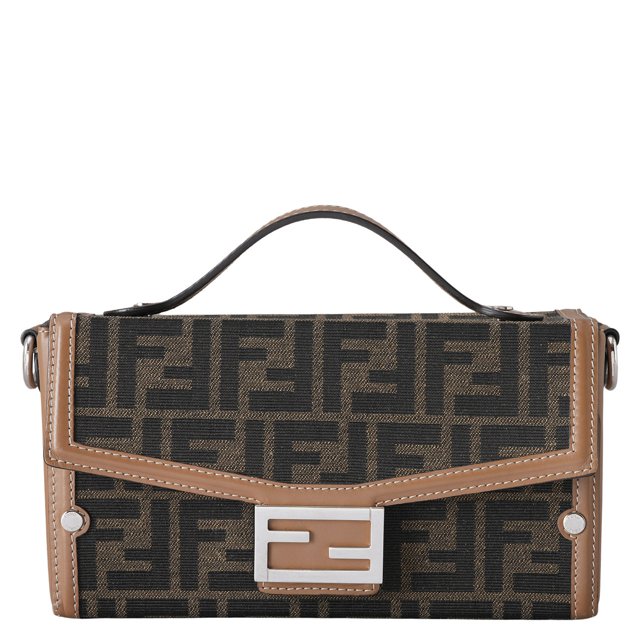 FENDI(USED)펜디 7VA565 소프트 트렁크 바게트 숄더백